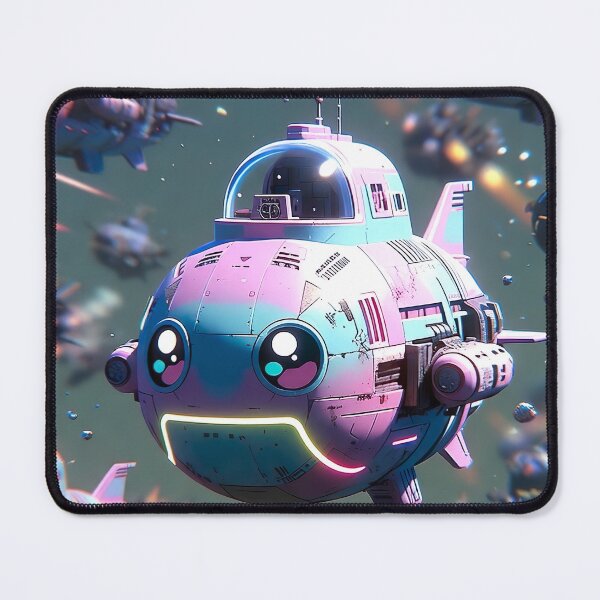 Item preview, Kawaii Pastel Submarine Fleet – Cute Rainbow Warship Squad designed and sold by NordseeSteel.