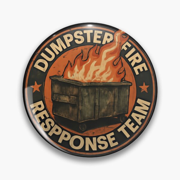 Item preview, Dumpster Fire Response Team Leader Professional Panic Manager designed and sold by SkeletonsDanger.