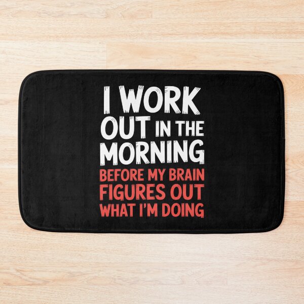 Item preview, Workout Funny Gym Exercise Fitness Joke designed and sold by TikCore.