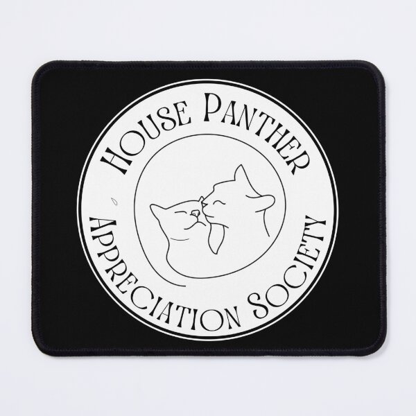 Item preview, House Panther Appreciation Society (white) designed and sold by Pencil on Paper CA.