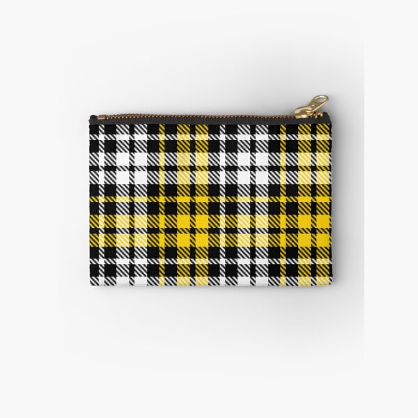 Item preview, Yellow White Twill Plaid Tartan Pattern Design - Black  designed and sold by PatternTitan.