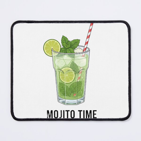 Item preview, Mojito Time Cocktail Humor T-Shirt designed and sold by ThePrintEngine.