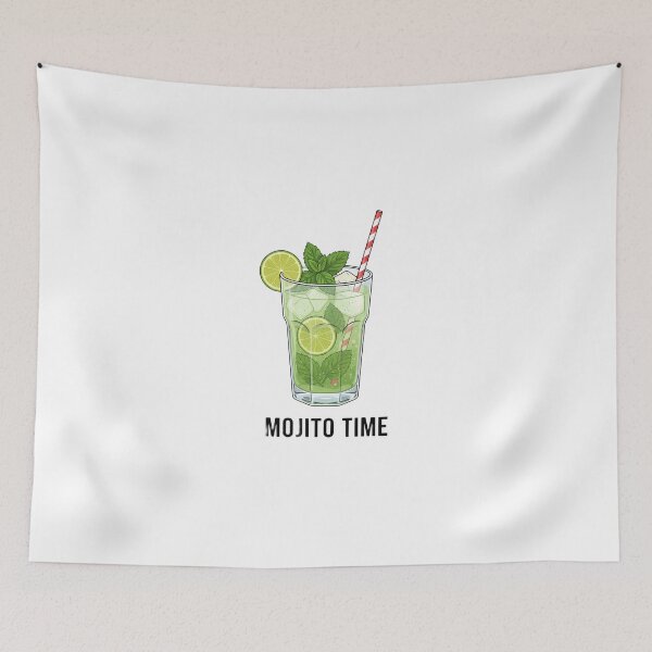 Item preview, Mojito Time Cocktail Humor T-Shirt designed and sold by ThePrintEngine.