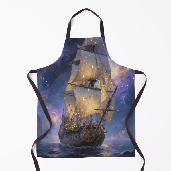 Item preview, Majestic Sailing Ship at Sunset – Romance, adventure & golden light on the open sea designed and sold by FotoworldEdel.