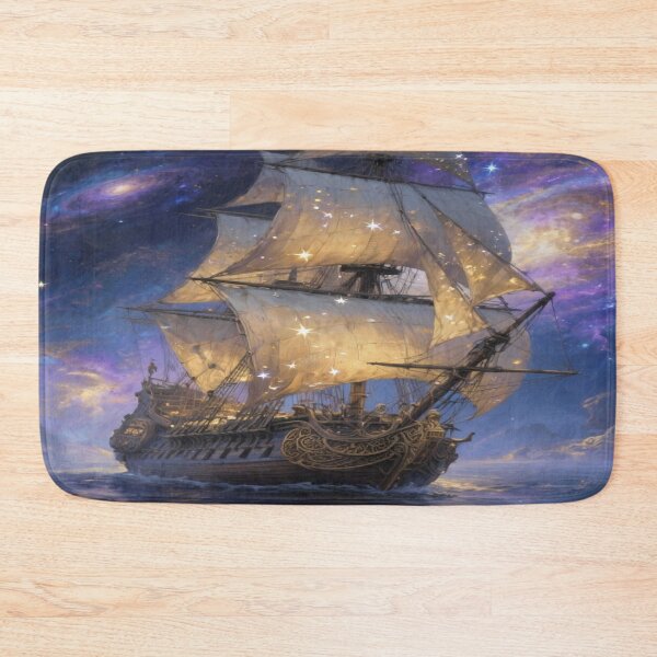 Item preview, Majestic Sailing Ship at Sunset – Romance, adventure & golden light on the open sea designed and sold by FotoworldEdel.