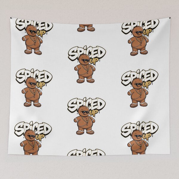 Item preview, Spiced Up Gingerbread – Cool Holiday Cookie with Street Attitude designed and sold by MiszungART.