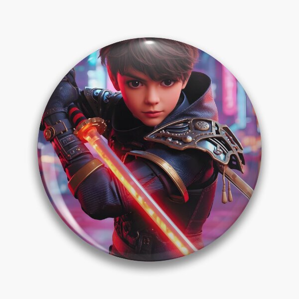 Artikelvorschau, Cyber Samurai Junge entworfen und verkauft von Dorlax Colours.