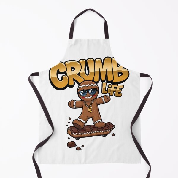Item preview, Crumb Life Gingerbread – Skateboard Cookie with Holiday Swagger designed and sold by MiszungART.