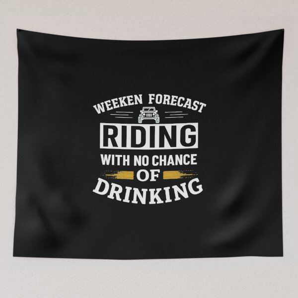 Item preview, Weekend Forecast Riding No Chance Drinking ATV Enthusiasts designed and sold by artcultreone.