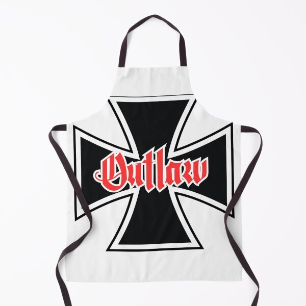 Item preview, Outlaw Iron Cross 1% Rocker Logo West Coast Chopper Style designed and sold by Bearded-Viking.