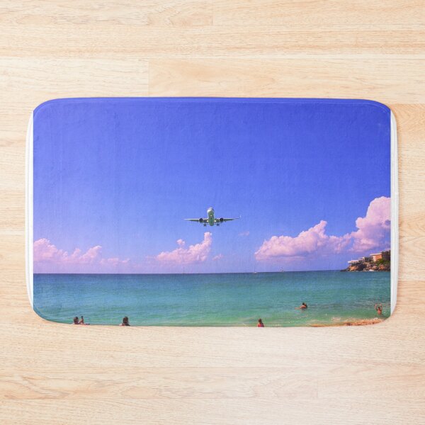 Item preview, Airplane Landing at Maho Beach St. Martin designed and sold by LisaWootenPhoto.