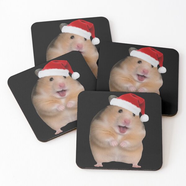 Item preview, Cute Christmas Hamster in Santa Hat designed and sold by BlendArts.