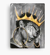NATURALLY QUEEN X Canvas Print