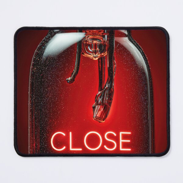 Item preview, Neon “CLOSE” Sign Inside Light Bulb – Modern Red Glow Aesthetic designed and sold by Grafititee.