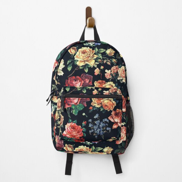 Artikelvorschau, Vintage Blumen auf Schwarz entworfen und verkauft von AdinaRose.