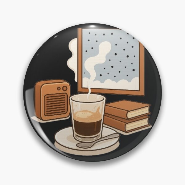 Item preview,   Coffee Lover Vibes — Caffeine, Books & Cozy Cup Moments designed and sold by Artaprintly.