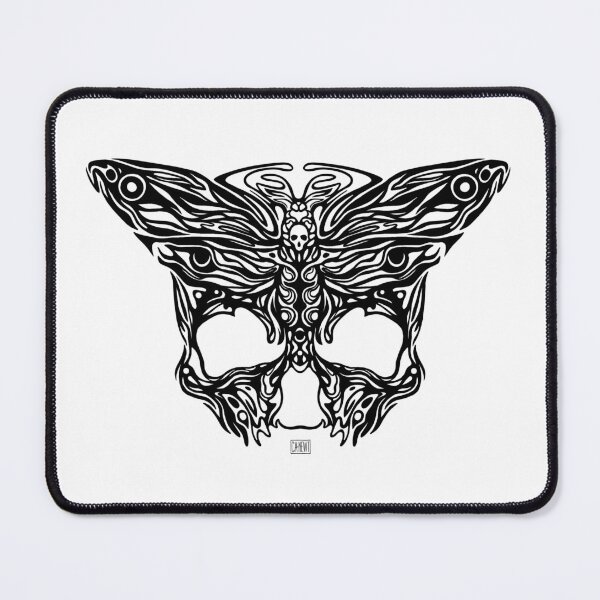 Item preview, Oil Slick - Skull and Death Moth designed and sold by CA NEWT.