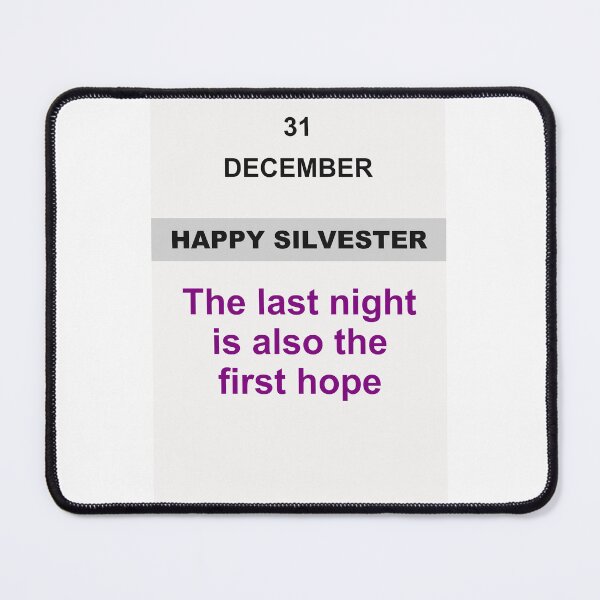 Item preview, Happy Silvester - December 31, Edition: 31 designed and sold by ariksworld.