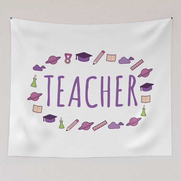 Item preview, Teacher with teachers stuff designed and sold by Think4Prints.