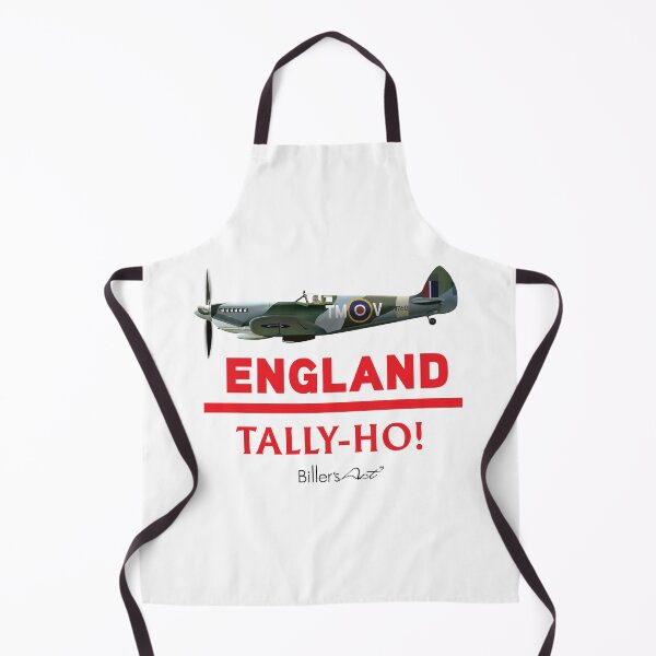 Item preview, High quality England Spitfire Tally Ho items for sports fans or cool country visitor keepsakes designed and sold by Billers Art.