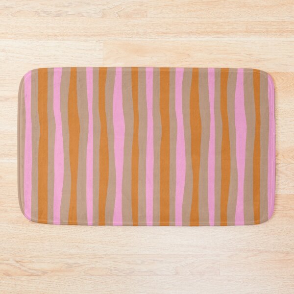 Item preview, Organic Stripe Pink Orange designed and sold by LittleFishStud.