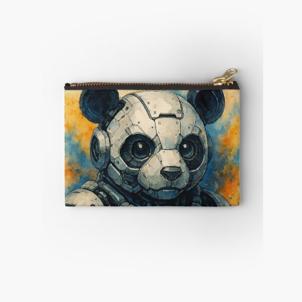Item preview, “Cybernetic Panda – Futuristic Watercolor Mecha Design” designed and sold by TDesignp.