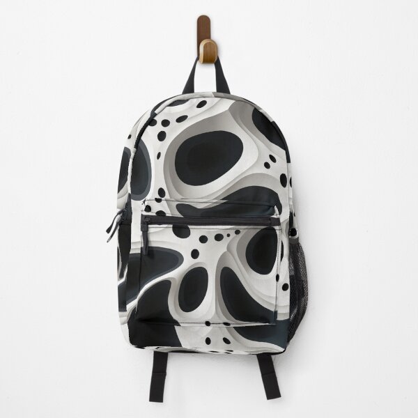 Item preview, Hypnotic Holes – Organic Black and White Pattern designed and sold by slinsart.