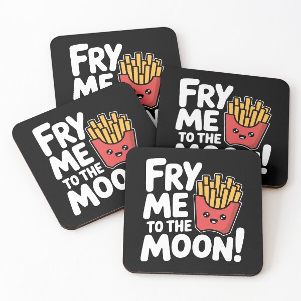 Item preview, Fry Me To The Moon! Funny Fast Food Pun designed and sold by PMCreative.