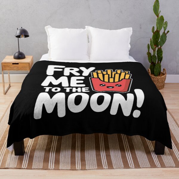 Item preview, Fry Me To The Moon! Funny Fast Food Pun designed and sold by PMCreative.