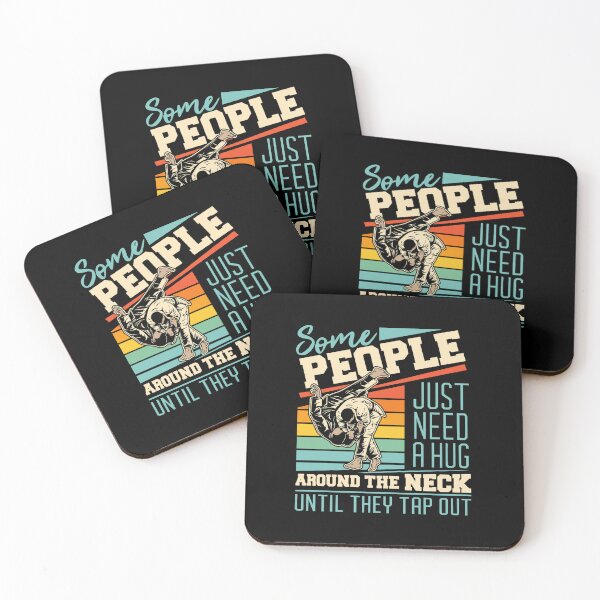 Item preview, Some PEOPLE Just Need A Hug Around The Neck Until They Tap Out for Jiu Jitsu Fans designed and sold by artcultreone.