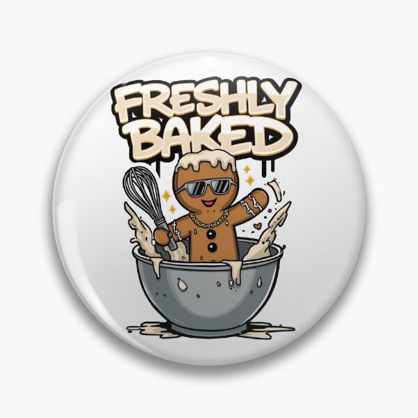 Item preview, Freshly Baked Gingerbread – Cute Holiday Cookie Kitchen Chaos designed and sold by MiszungART.