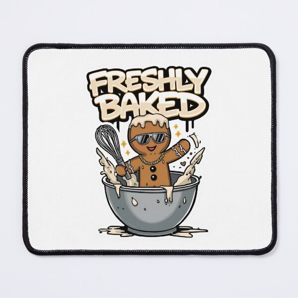 Item preview, Freshly Baked Gingerbread – Cute Holiday Cookie Kitchen Chaos designed and sold by MiszungART.