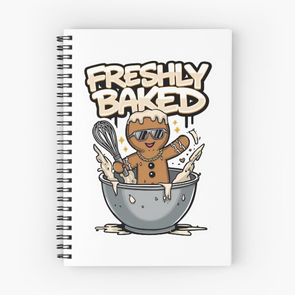 Item preview, Freshly Baked Gingerbread – Cute Holiday Cookie Kitchen Chaos designed and sold by MiszungART.