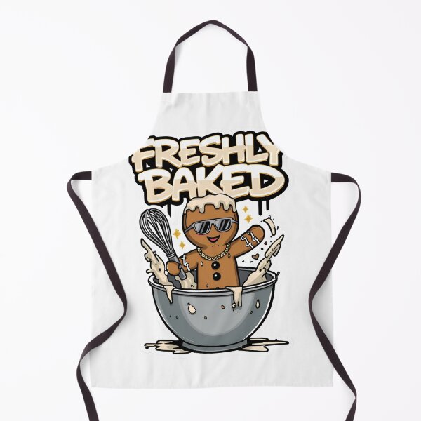 Item preview, Freshly Baked Gingerbread – Cute Holiday Cookie Kitchen Chaos designed and sold by MiszungART.