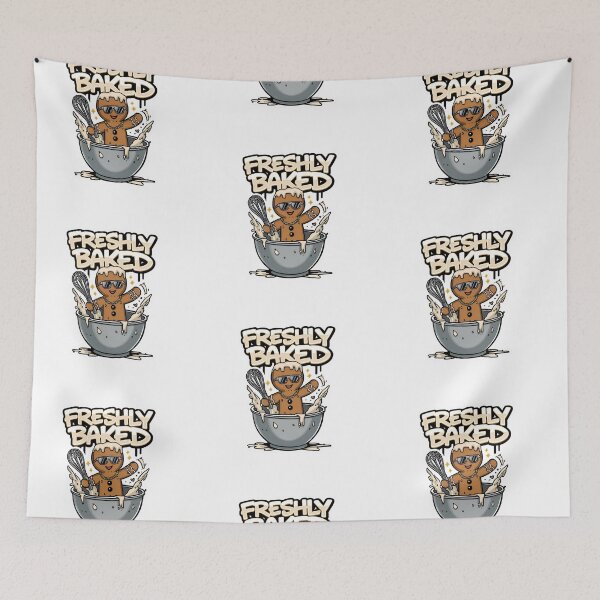 Item preview, Freshly Baked Gingerbread – Cute Holiday Cookie Kitchen Chaos designed and sold by MiszungART.