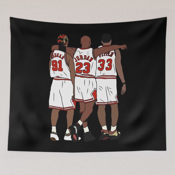Item preview, Rodman, MJ and Scottie designed and sold by AntoineMasson.