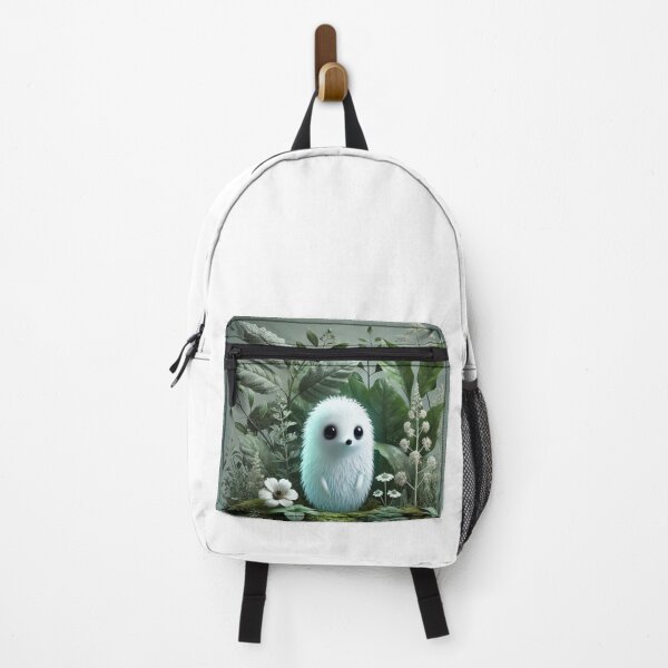 Item preview, Moss Garden Ghost Hedgehog Forest Spirit designed and sold by BigBlueArt.