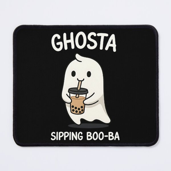 Item preview, Boba Ghost – Funny Kawaii Spooky Boba Theme designed and sold by Taans-Creation.