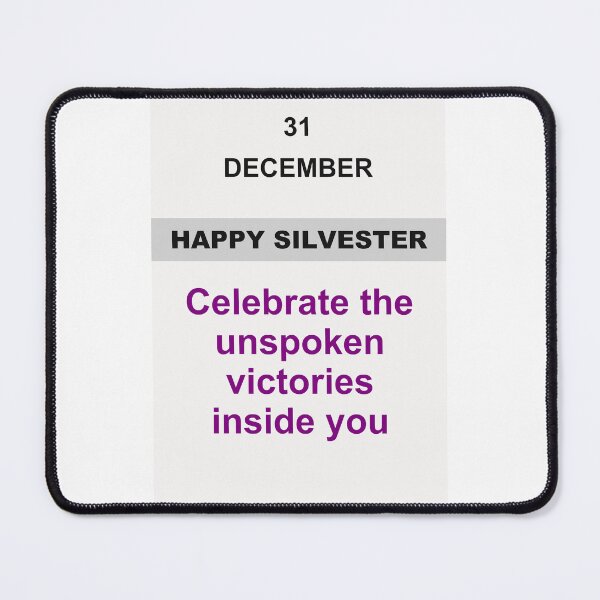 Item preview, Happy Silvester - December 31, Edition: 34 designed and sold by ariksworld.