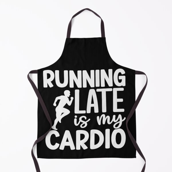 Item preview, Running Late Is My Cardio – Funny Fitness Quote designed and sold by artcultreone.