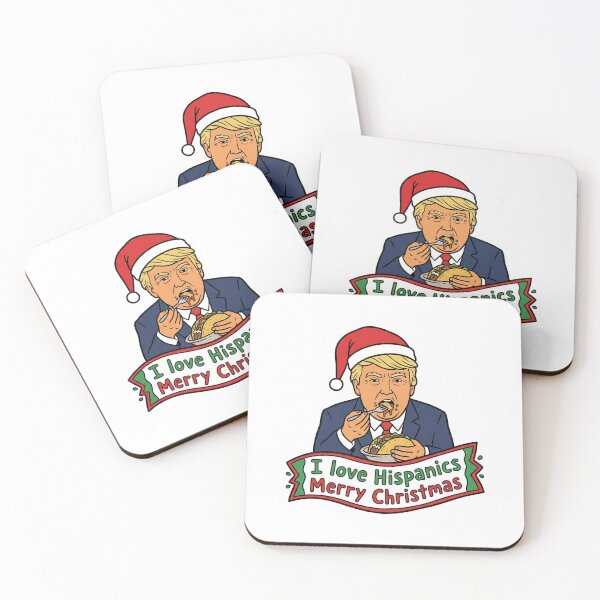 Item preview, I Love Hispanics Taco Christmas Funny Political Meme Holiday designed and sold by ArtByYunus.
