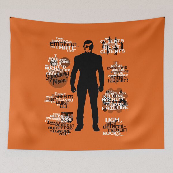 Item preview, Murderbot: SecUnit Quotes designed and sold by firlachieldraws.