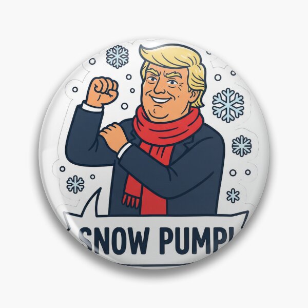 Item preview, Snow Pump Funny Winter Political Fist Pump Snowflake Holiday designed and sold by ArtByYunus.