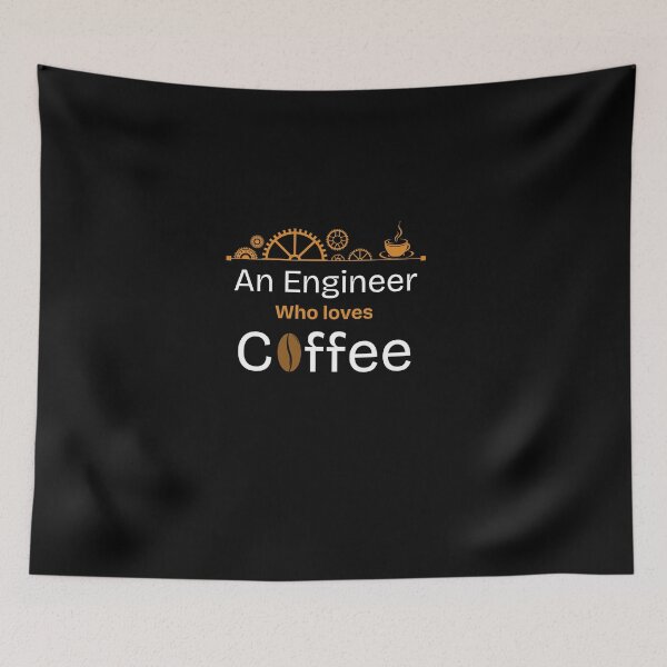 Item preview, Engineer who loves coffee- coffee loverful design- Caffeine engineers  designed and sold by Happyhoo1.