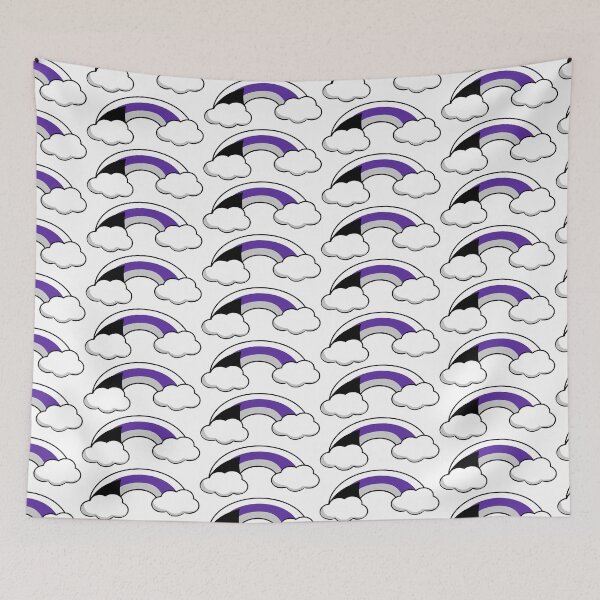Item preview, Proud Rainbow in the Clouds Demisexual designed and sold by HarveyHandcraftsandDesigns.