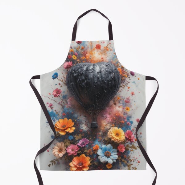 Item preview, Heart-shaped balloon journey through a flower garden. designed and sold by Mianku | Für das Leben.