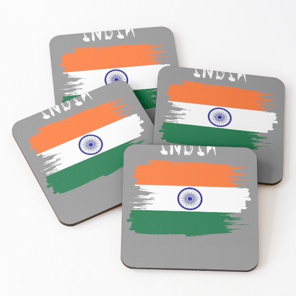 Item preview, India Brushstroke Flag – Bold Patriotic Art designed and sold by mashmosh.
