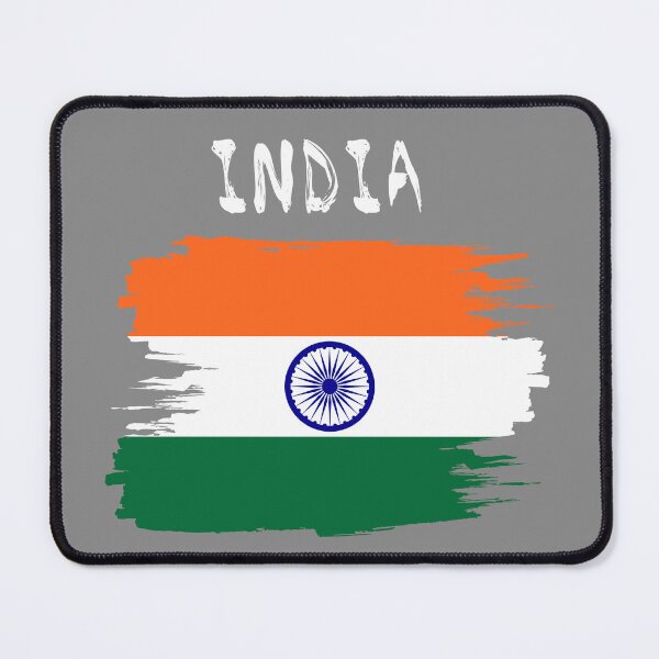 Item preview, India Brushstroke Flag – Bold Patriotic Art designed and sold by mashmosh.