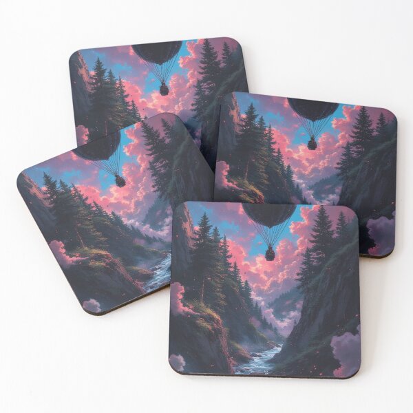 Item preview, Hot air balloon over a picturesque canyon designed and sold by Mianku | Für das Leben.