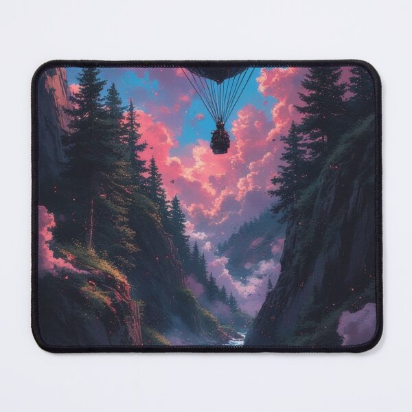 Item preview, Hot air balloon over a picturesque canyon designed and sold by Mianku | Für das Leben.